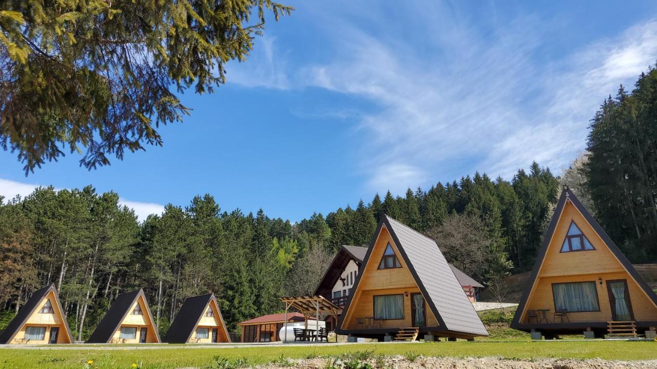 Catunul Din Podei A-Frame Dragoslavele Luaran gambar
